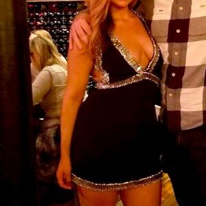 Beautiful jeweled NBD dress